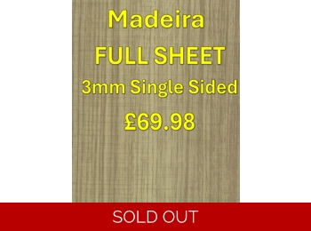 3mm Ply - Madeira - Full Sheet